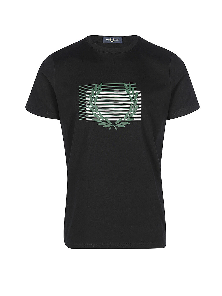 FRED PERRY T Shirt schwarz | M